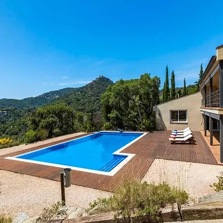 Mediterranean With Pool Near Barcelona